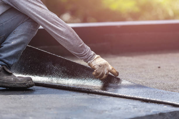Professional Waterproofing technician working in Altamont, KS